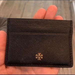 Black Tory Burch Card Holder